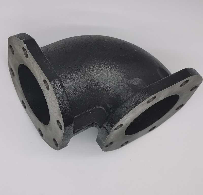 Rura drenażowa odlewana w piasku z podwójnym kołnierzem